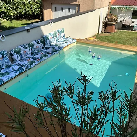 فيلة Lyon 8e, 8 Personnes Piscine Jardin, Parking Prive, Terrain De Petanque